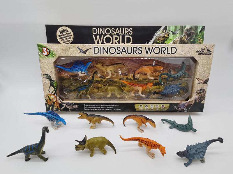 PVC Solid Dinosaurs Set