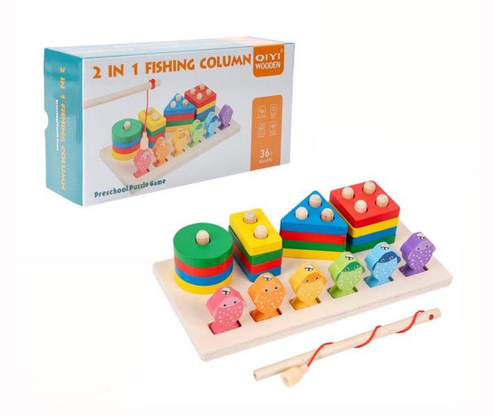 Two-in-one shaped fishing trap