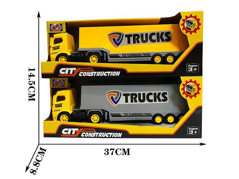 Friction Container Car With 3D Light And Music