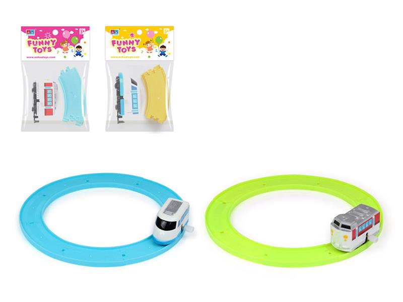 WIND UP TRAIN WITH RAILWAY(2)