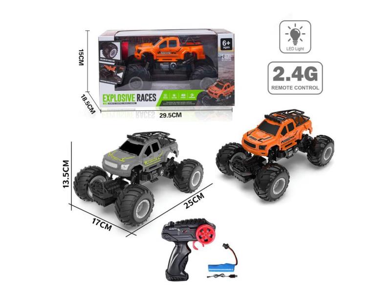 1:18 2.4G Remote-Controlled Climbing Vehicle (Pickup Truck)