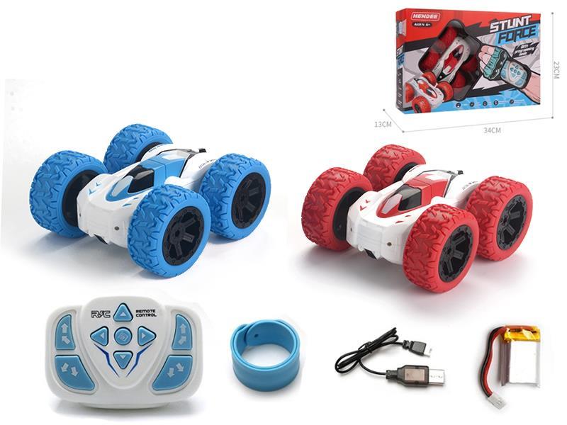 2.4G Programming Watch Remote Control Double-Sided Stunt Car
