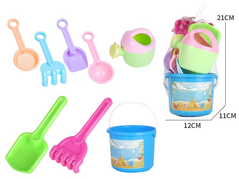 Sand Bucket Set 8pcs