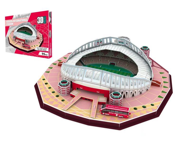 3D Puzzle - 94Pcs Khalifa International Stadium