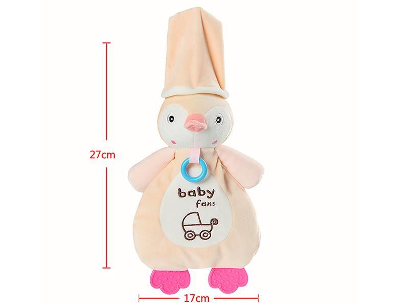 Penguin Baby Soothing Hand Puppet With Teether
