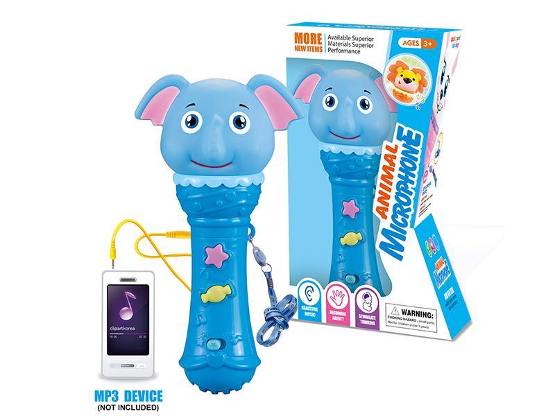 Cartoon  Elephant  Microphone