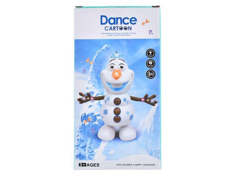 B/O Go And Bump Dancing Snowman With Light And Music