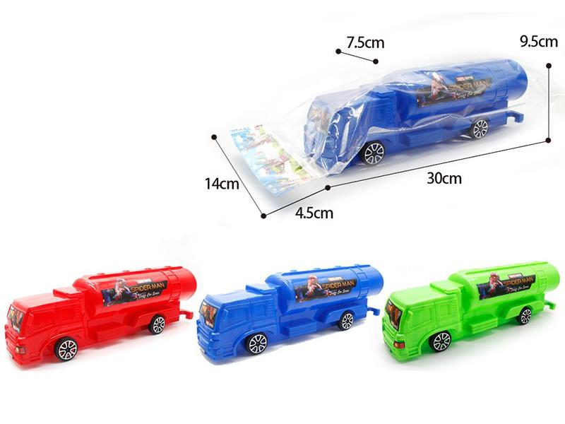 Friction Oil Tank Truck(Spider-Man)