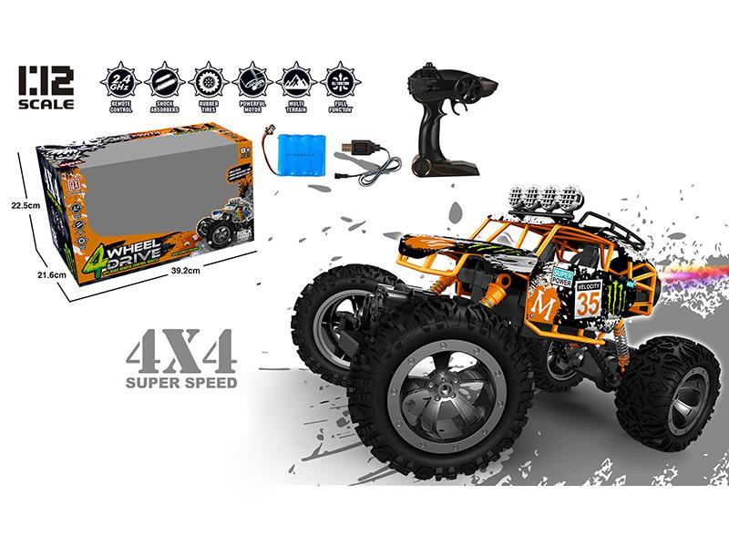 1:12 4 Wheel Drive Aluminum Alloy Off-Road Vehicle