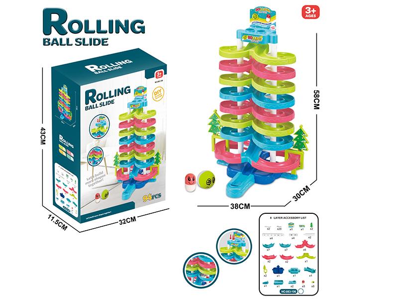 Rolling Ball Slide Toy