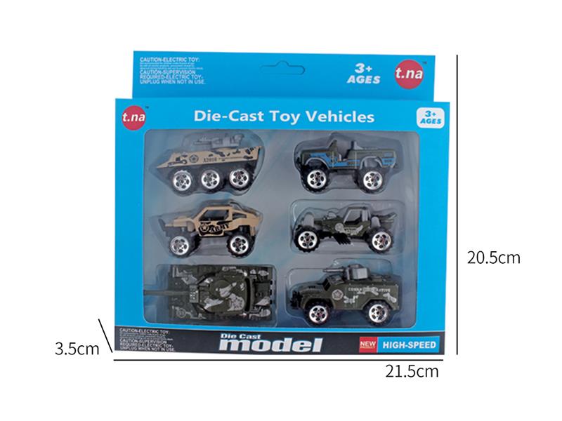 Slide Alloy Military Truck