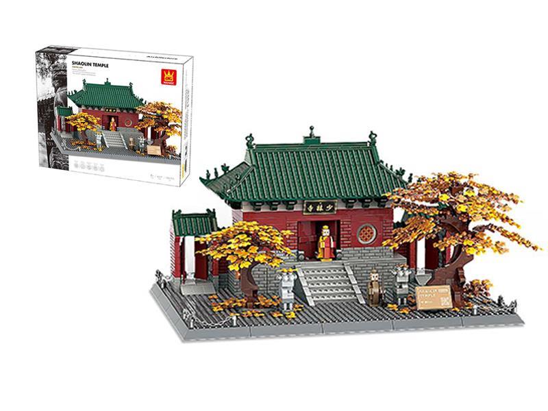 Building Blocks Of Songshan Shaolin Temple In Zhengzhou, Henan, China