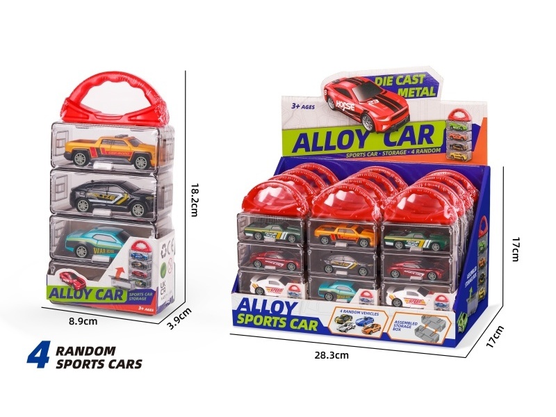 1:64 Force Alloy Car (2 Models Mixed)