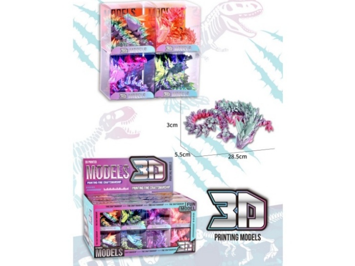3D Crystal Dragon