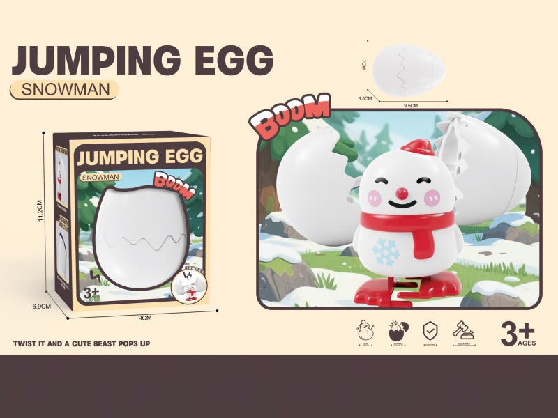 The Snowman Is Bouncing Eggs.