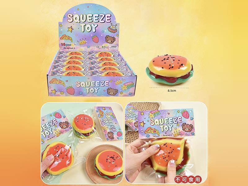 Burger Squeeze Toy