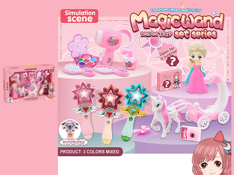 Magic Wand Princess Jewelry Set(With Music And Light)
