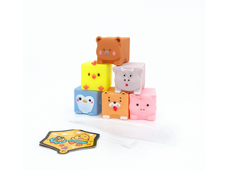 Vinyl Cube Animal (Automatic Whistle)