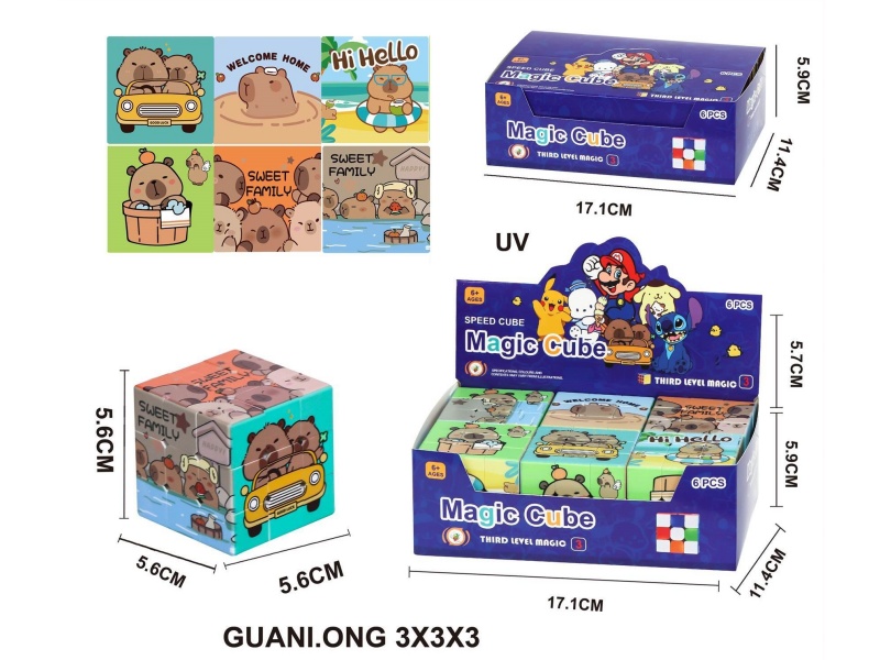 5.6Uv Perforated Rubik'S Cube (Kapibala)