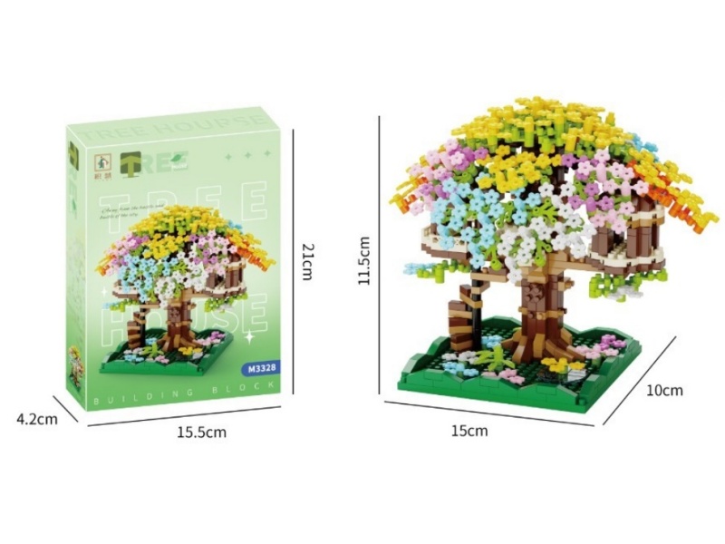 Building blocks: Rainbow Tree House 591 Pcs