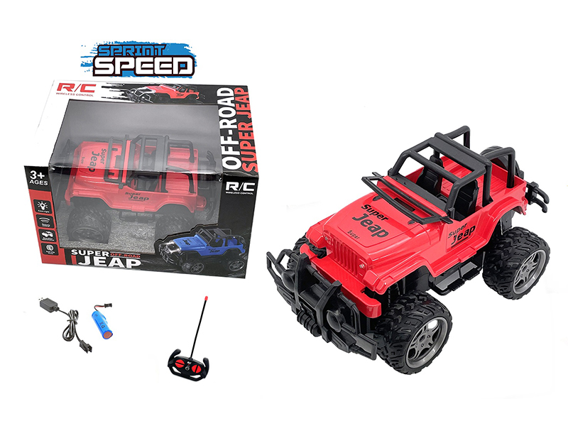1:18 4CH R/C Jeep Cross Country Car With Head Light
