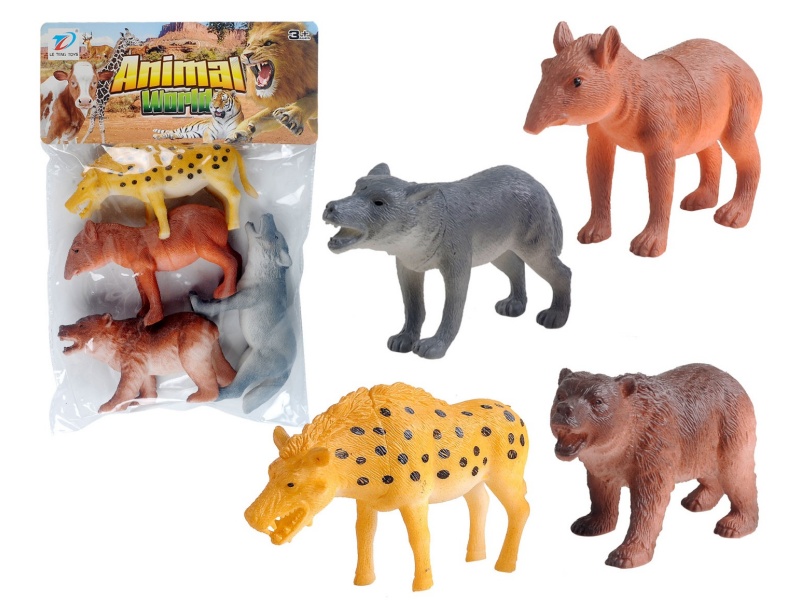 Pvc Simulation Animal 4Pcs
