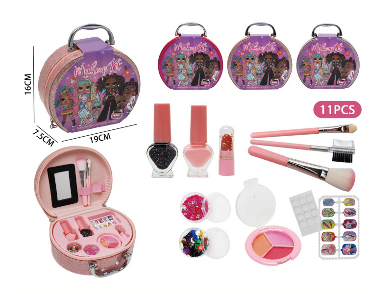 Surprise Girl Portable Cosmetic Bag 3 Color Combination