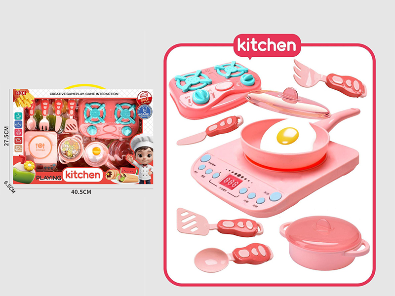 Pink Kitchen Play Set