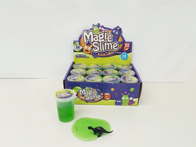 Crystal Mud Slime Dinosaur Transparent Colored Mud