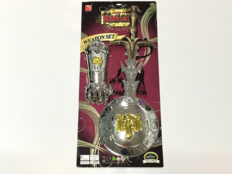 Bronze Sword + Electroplating Shield + Electroplating Hand Armor