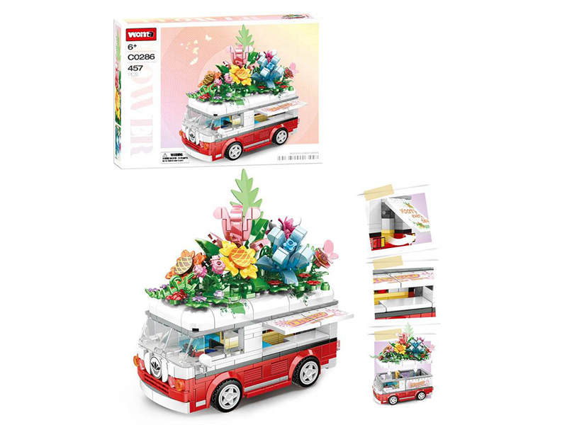 Flower Car Building Blocks 457pcs