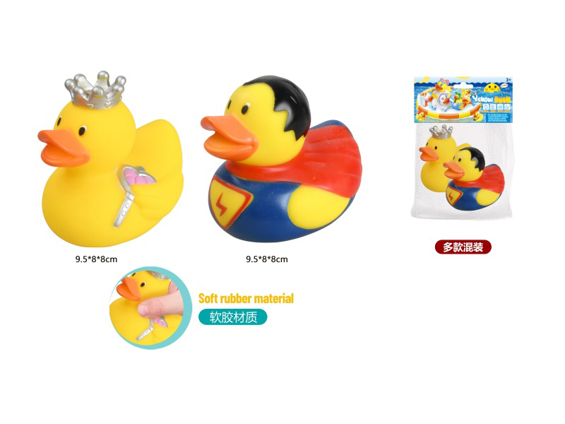 2-Piece Set Of Superman Duck And Princess Duck