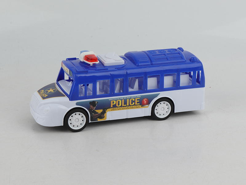Friction Bus Police Car