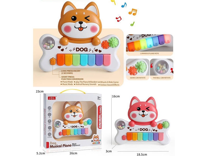 Cute Dog Music Electronic Organ