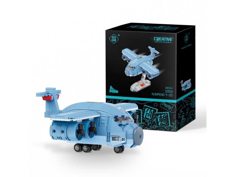 Kunpeng Y-20 Warplane Building Blocks 458PCS