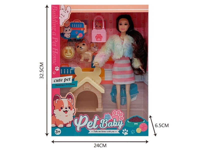 11.5 "Doll With Accessories