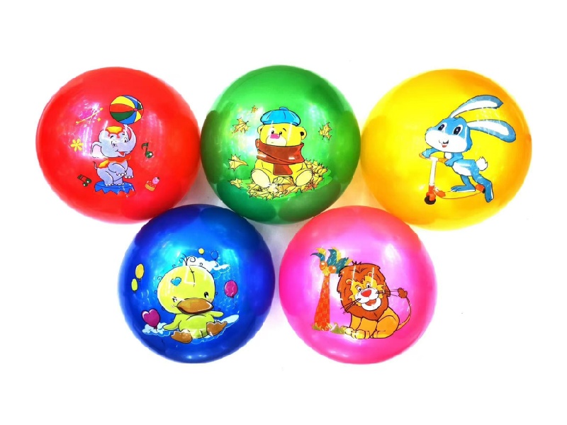 9-Inch Cartoon Animal Label Ball