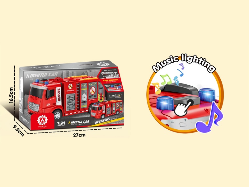 Inertial C Car Sound And Light Fire Cabinet Car