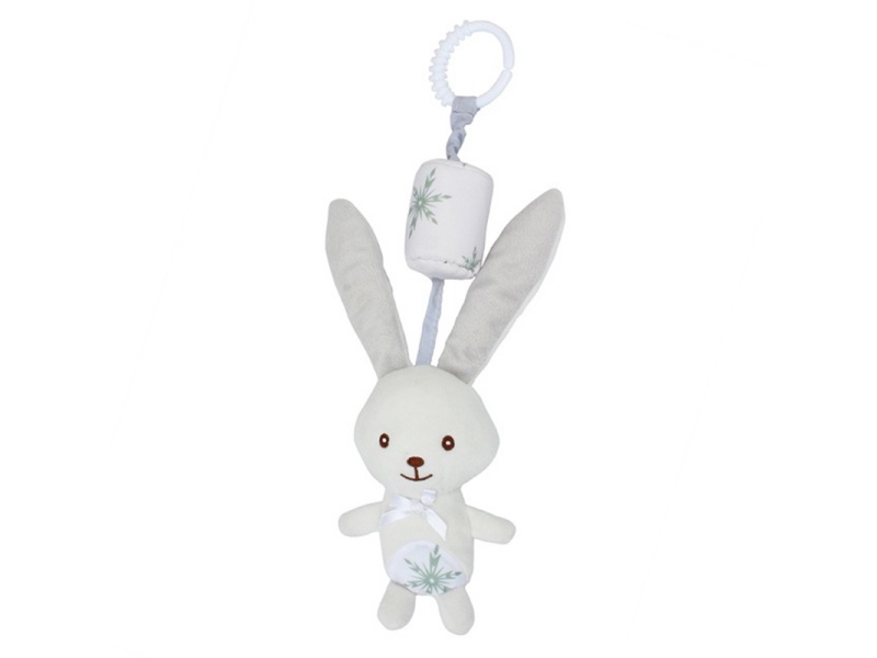 Rabbit Baby Soothing Bell Plush Pendant