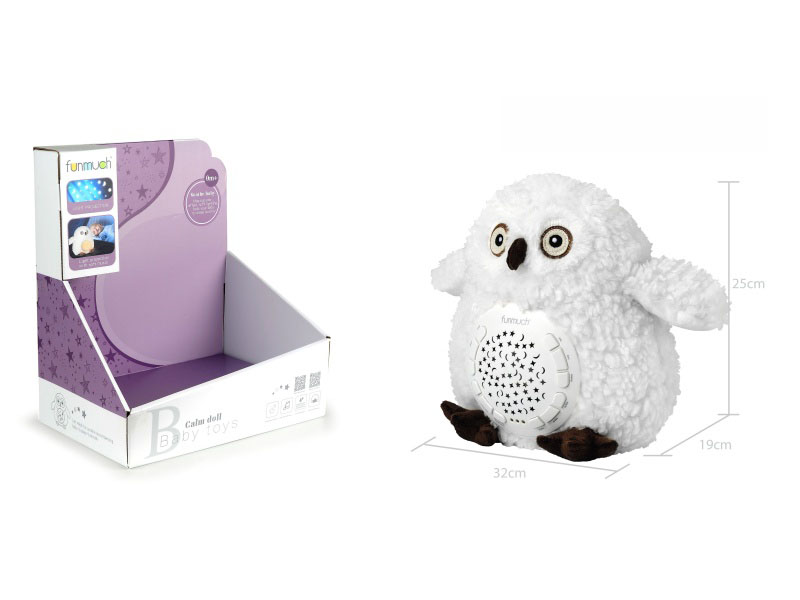 12-Key Soothing Projection Plush (Owl)