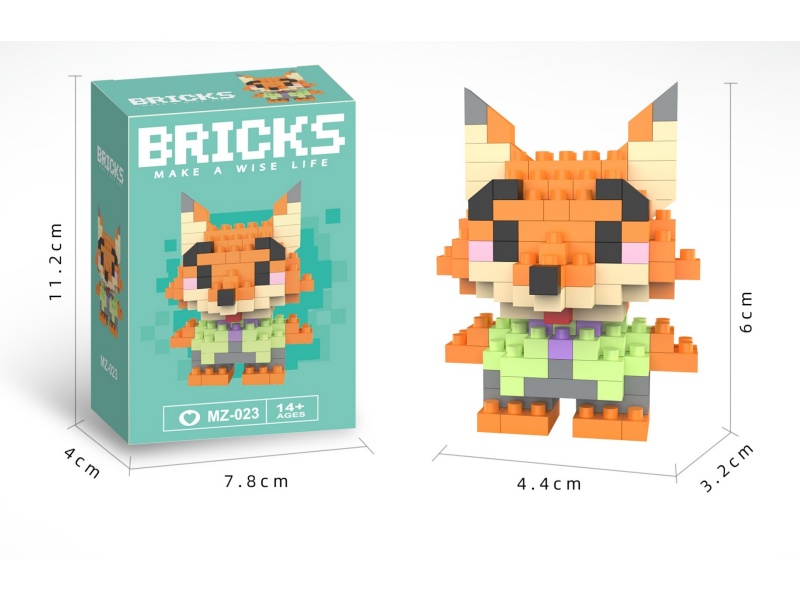 Building Blocks: 118 PCS Of Small Figurines