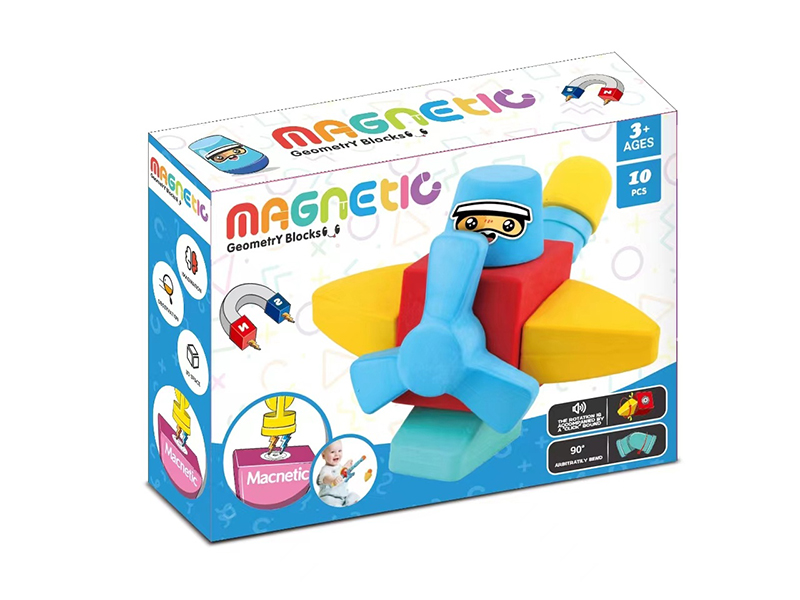 10PCS EVA Magnetic Building Blocks