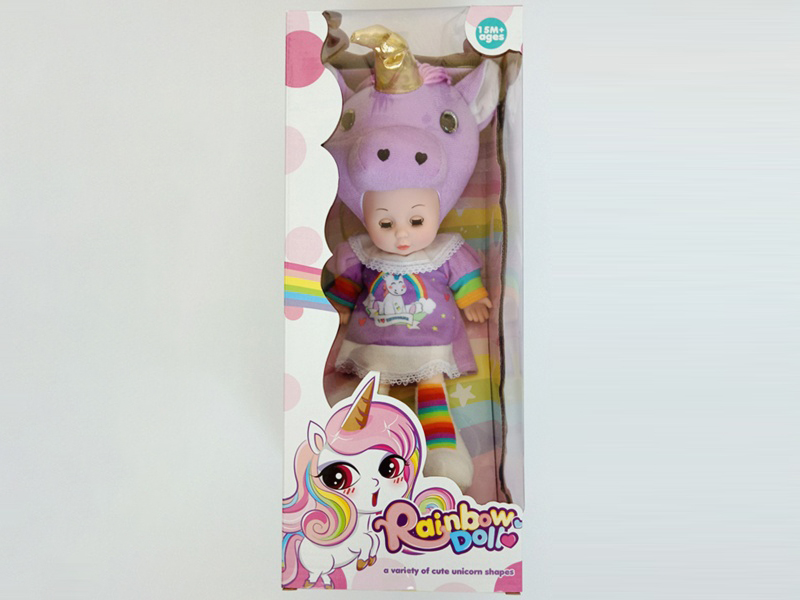 16-Inch Music Crystal Unicorn (Windowed Color Box)