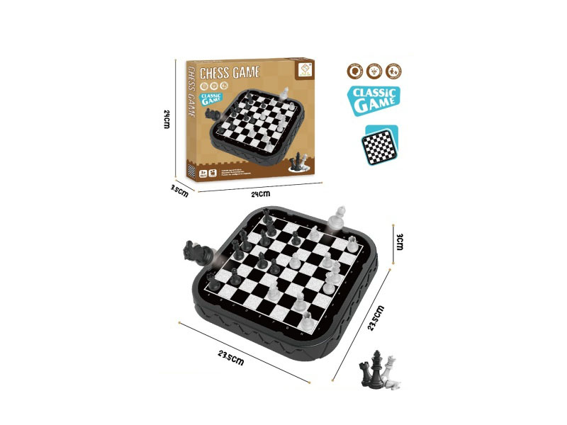 In Chess, There Are 16 Black Pieces And 16 White Pieces