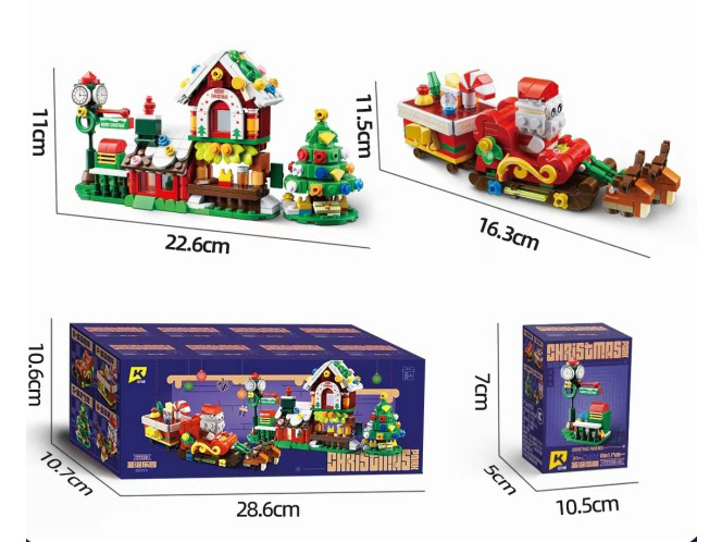 Christmas Series 8-In-1 Is Compatible With Small Lego Bricks