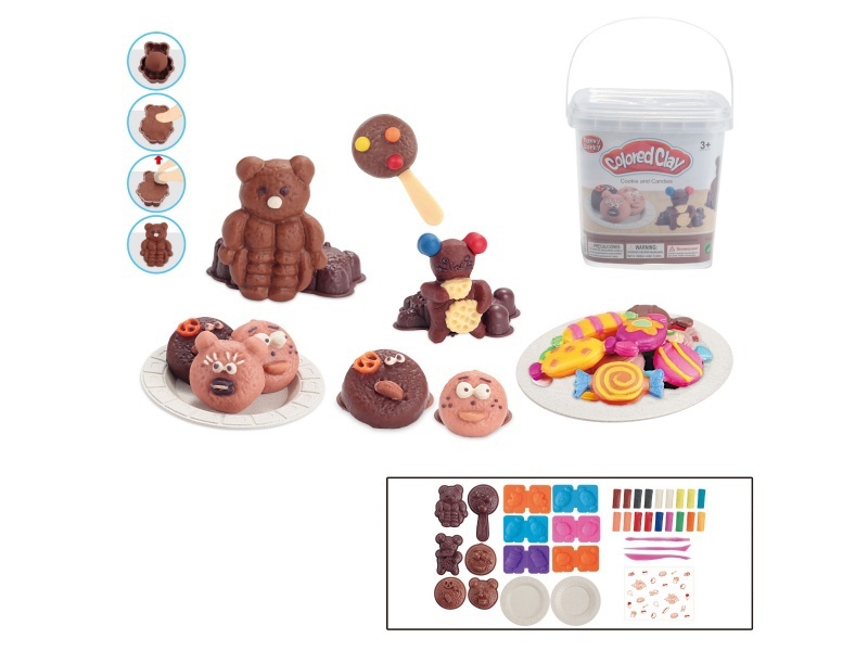 Cookie chocolate candy series clay