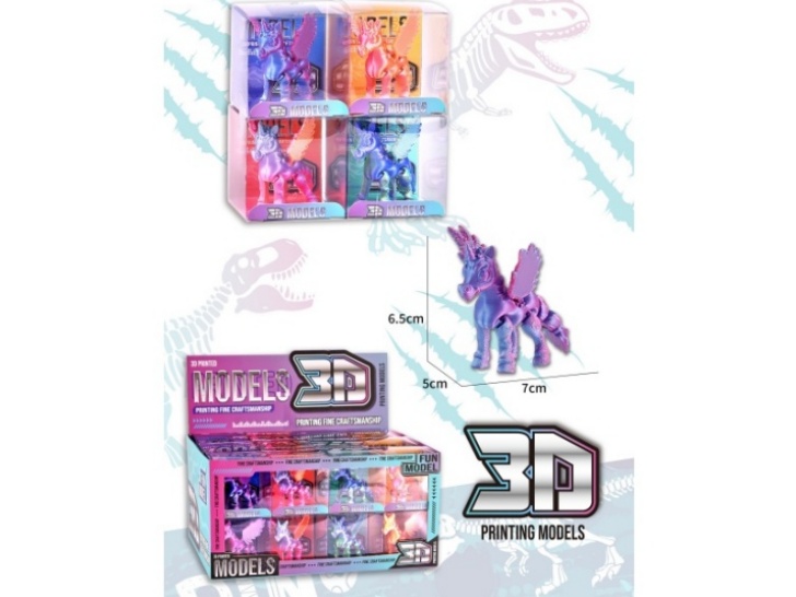 3D One-Horned Celestial Horse