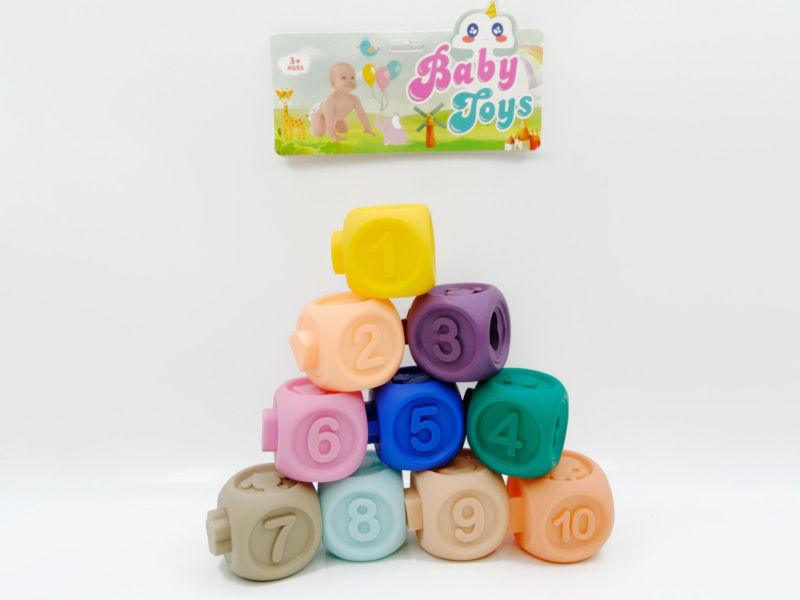 Soft Glue Jenga Digital Set With Automatic Whistle