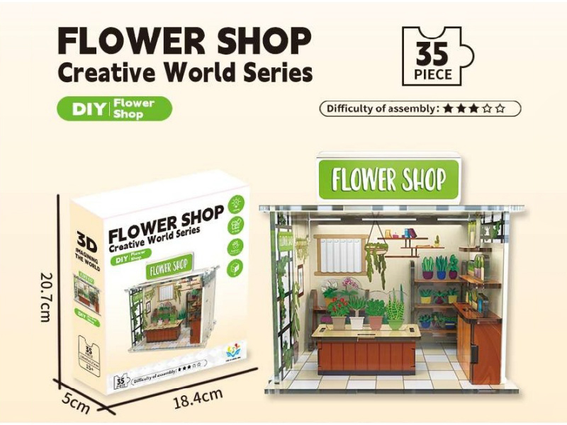 A Simple Version Of A Flower Shop