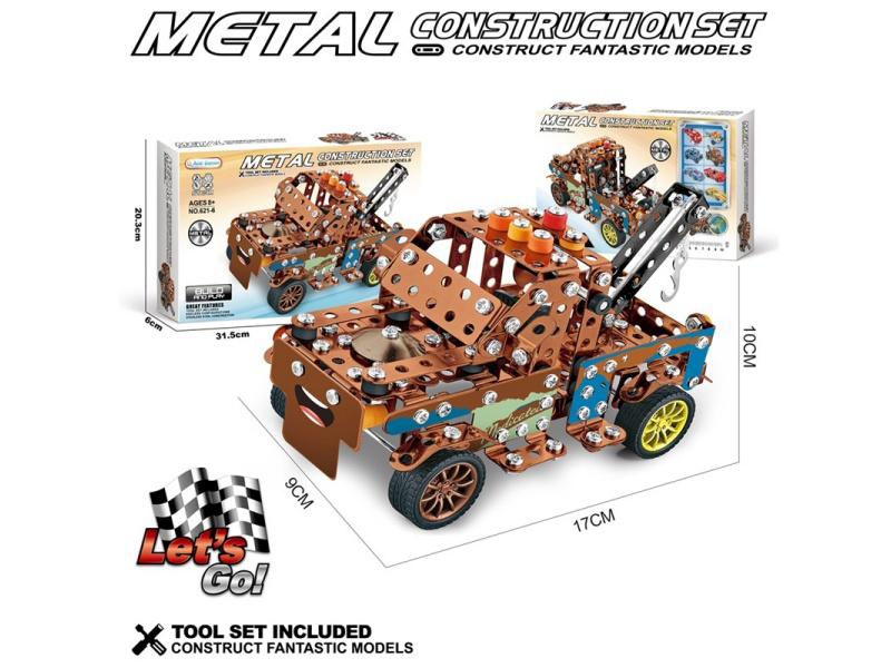 Assembling A Helicopter With Plastic Building Blocks